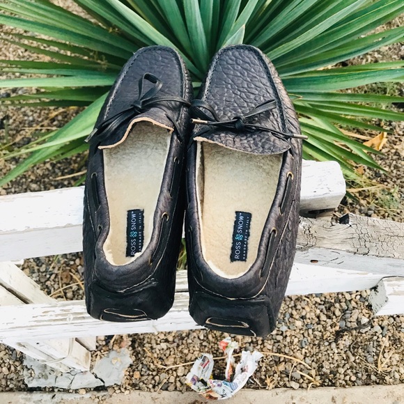 Ross & Snow Davide Genuine Shearling Lined Driver - Picture 5 of 13